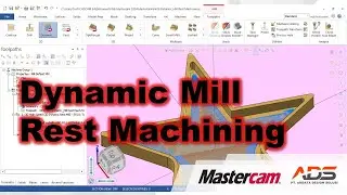 Mastercam Indonesia -  Tutorial Toolpath Dynamic Mill untuk pengerjaan rest machining