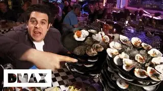 Can Adam Richman Eat 180 OYSTERS in 60 Minutes? ⏱️ | Man V. Food