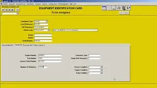 13. ENMCMM213 Equipments specific information for Vehicles in the Identification card