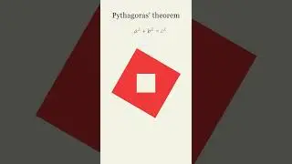 Discover the Proof Behind Pythagoras' Theorem - Method Two #maths #math #mathematics