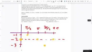 2-1 Graphing Sine and Cosine, Vertical Shifts Part 2 of 7