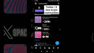 How to Join Communities In Twitter/X #shorts #twitter #x #2023 #technews #technology #tech #elonmusk