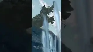 fantasy elephant waterfall/photoshop/photo manipulation/cinematic editing