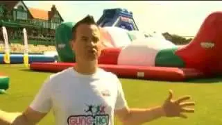 Ride Europe's largest inflatable slide in Liverpool