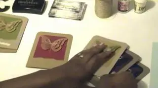 Rainbow Butterfly Card Set