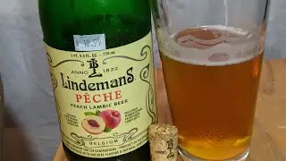 Lindeman's Peche Lambic Review// The Malted Gentleman