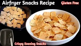 1 cup Rice Flour Instant Airfryer Snacks Recipe | Airfryer Recipes | Crispy Storable Evening Snack