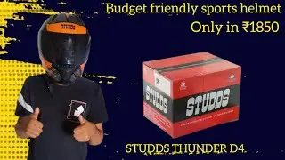 Studds thunder full face helmet D3 full review and detail video