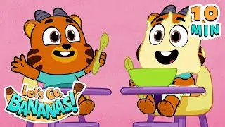 Party Pooper | Funny Cartoons for Kids | Let's Go Bananas | Scholastic After School