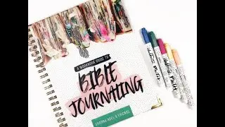 Flip-Through of A Workbook Guide to Bible Journaling with a Game Plan to Get Started