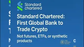 SCB First Global Bank to Spot Trade Crypto !!!