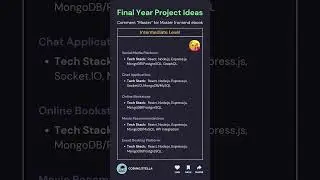 final year project idea 
