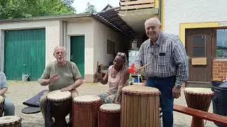 Bara - Begleitgroove - Übungsversion Djembe-accompaniment, Sangban + Dundun