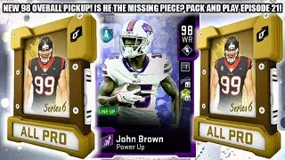 NEW 98 OVERALL PICKUP! IS HE THE MISSING PIECE? PACK AND PLAY EPISODE 21! | MADDEN 20 ULTIMATE TEAM