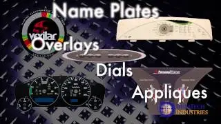 Commercial Screen Printing for Labels, Nameplates, Overlays, and Appliques