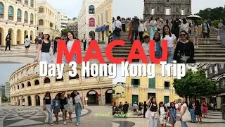 Day 3 Hong Kong | Macau | Free Ferry HK to Macau | Senado Square | The Ruins | Day Tour | HZMB Bus