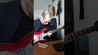 Solowriting in progress! #cortguitar #guitars #tapping