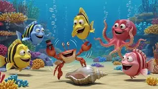 Under the Sea Party Song for Kids | Fun Ocean & Animal Nursery Rhymes 🐠🌊🎶👶