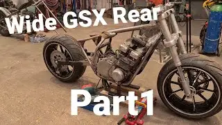 Fat Back End Pt1 Custom Retro GSX Suzuki #мастерская #Suzuki #ручнаяобработка #настройка #ретро #крутой