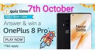 AMAZON DAILY QUIZ (8AM-12PM) VIDEO