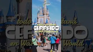 Todo lo que cierra en Disney en 206 #disney #disneytravelplanner #disneytravelagent