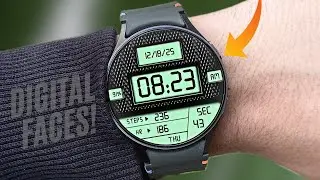 Galaxy Watch 7 и Watch 8: БЕСПЛАТНЫЕ минималистичные цифровые циферблаты!
