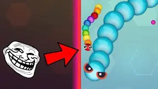 Wall Trap Troll In Snake.io Funny Moments / Best Moments #7