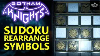 Gotham Knights Kane Industries Sudoku - Rearrange The Symbols Puzzle