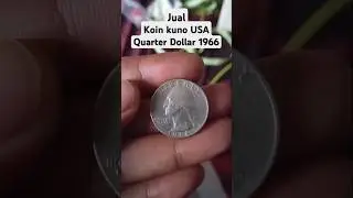 Koin Kuno USA QUARTER DOLLAR 1966 For Sale