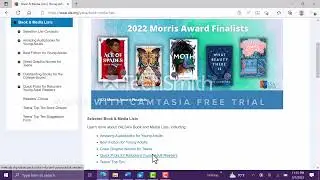 YALSA Books List Navigation Tutorial
