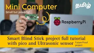 How to Build a Smart Blind Stick with Raspberry Pi Pico (Tamil) | Step-by-Step Guide