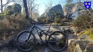 VTT| FORET DES 3 PIGNONS FONTAINEBLEAU |Tracé de la rando la Milliacoise