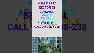 M3M Sierra Sector 68 Gurgaon | Luxury Residential Project | 2 & 3 BHK Apartments #shorts #ytshorts