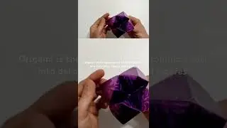 Origami is the Japanese art of folding paper into decorative shapes and figures.