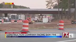 Construction company faces fine after I-40 'nightmare'