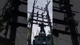 Distribution sub station power fault detection and rectification