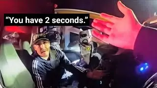 Sovereign Citizen Gets His Window Busted Out Then Trolled By The Funniest Cop Ever 