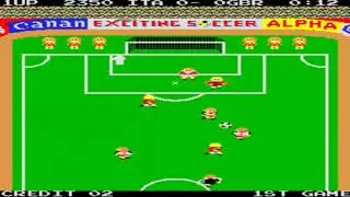 ARCADE MACHINES MAME EXCITING SOCCER 1983 ALPHA DENSHI COMPANY