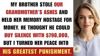 My Brother Stole Our Grandma&rsquo;s Ashes To Steal $790,000 | Family Revenge Story.