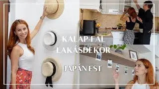 Japán este nálunk - Lakásdekor és kalap-fal | Viszkok Fruzsi