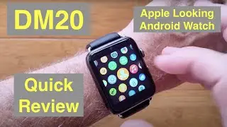 DM20 (like LEM10) Apple Watch Shaped IP67 Waterproof 4G Android 7.1.1 Smartwatch: Quick Overview