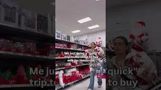 Said I was just grabbing milk&hellip; but the Christmas aisle had other plans 😂 Every mom knows this