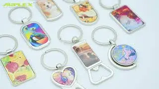 Sublimation Metal Key Chain#keychain #smallbusiness #sublimationsupplies