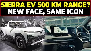 Tata Sierra EV Teased! New Design, 500 km Range, Launch Timeline Explained
