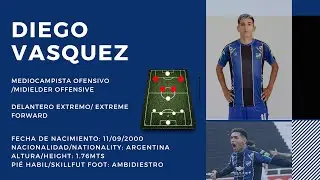 Diego Vasquez 2024 || Volante ofensivo || Club Almagro