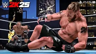 adgaming WR3D WWE 2K25 - Brock Lesnar vs. Goldberg - Full Match at Night Of Champions | WR3D Pro[5D]