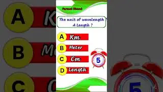 Unit Of Wavelength #pharmacist #pharmaexampreparation #pharmacology #neet11m #neet2024 #viral
