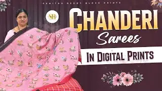 Chanderi Sarees in Digital Prints | Lightweight & Elegant Collection | Jejis Vlogs