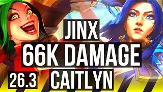 JINX & Alistar vs CAITLYN & Seraphine (ADC) | 66K damage, 5k gold comeback | NA Master | 26.3