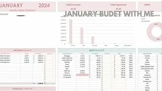 JANUARY BUDGET WITH ME | setting up my budget for January, debt snowball and sinking funds